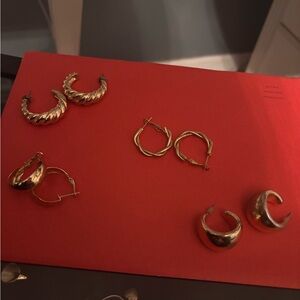 Chic Gold Hoop Earrings Collection